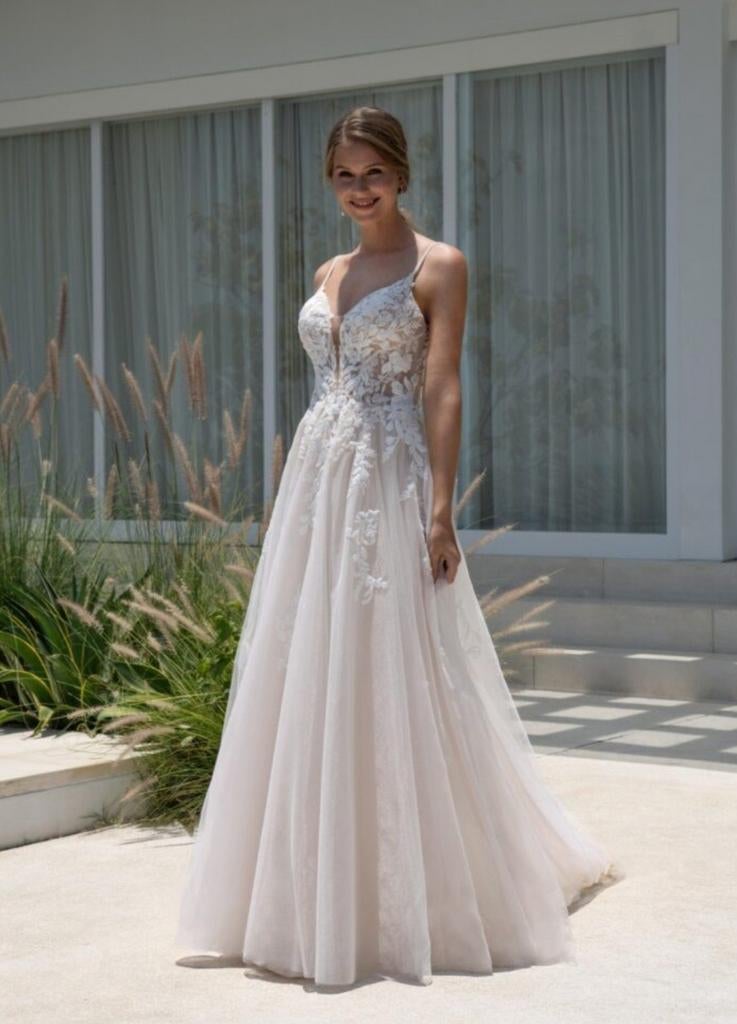 Bruidsjurk Amelie 20363 - Elegante Trouwjurk, Trouwjurk, Overige kleuren, Amelie, Ophalen of Verzenden