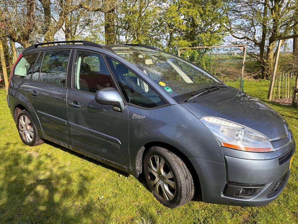 Citroën C4 (Grand) Picasso 2.0 16V Eb6v 2008 Grijs, Auto's, Citroën, 4 cilinders, 1535 kg, 7 stoelen, C4 (Grand) Picasso