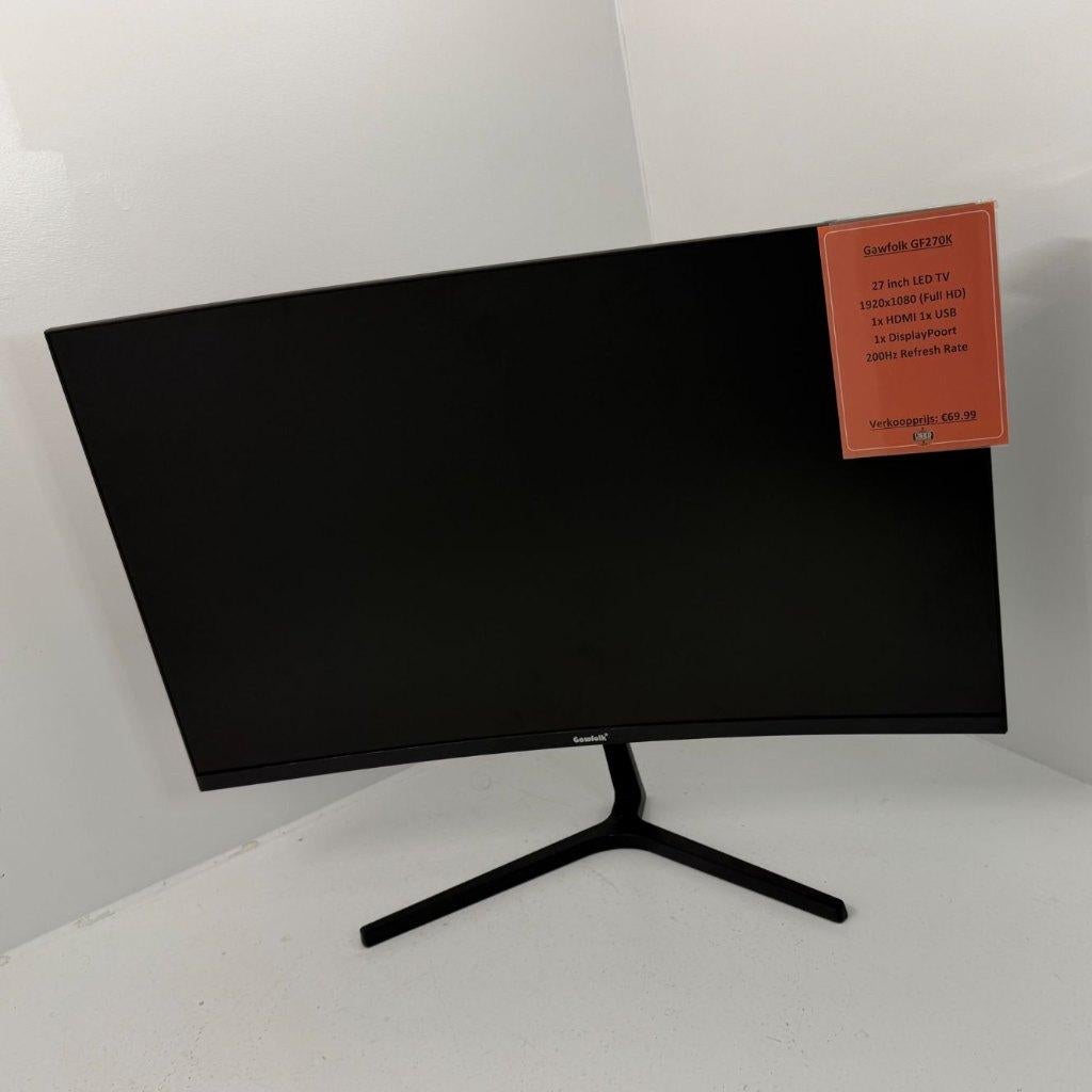 Gawfolk GF270K Gaming Monitor | Met garantie, IPS, Toulonselaan 72, Zo goed als nieuw, Gawfolk