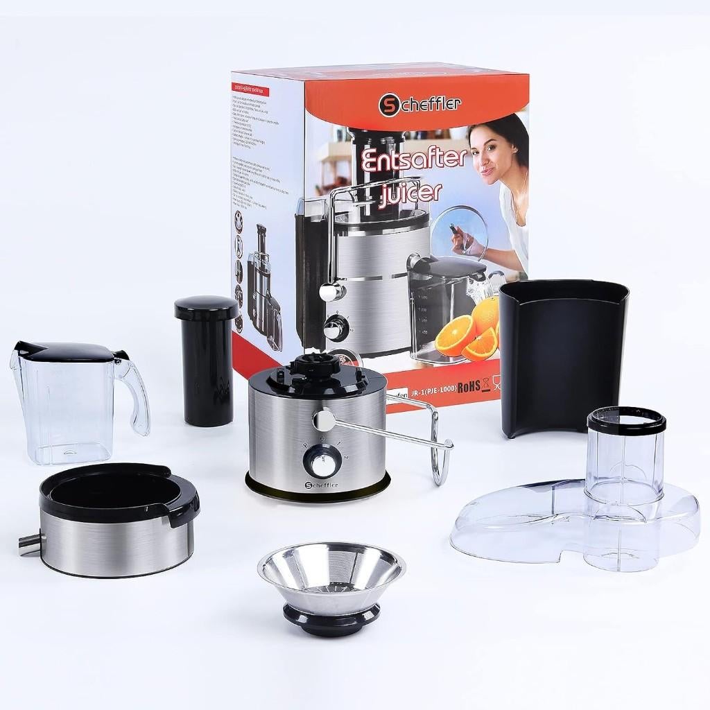 Scheffler Juicer voor groenten en fruit, sapcentrifuge, Witgoed en Apparatuur, Juicers, Nieuw, Sapcentrifuge, Elektrisch, Ophalen of Verzenden