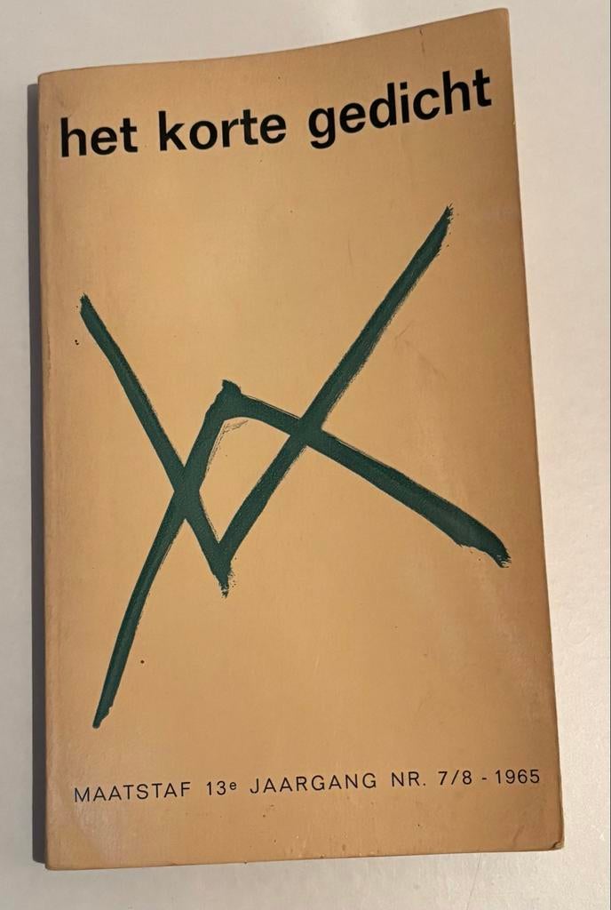 Het Korte Gedicht - Maatstaf 13e Jaargang Nr. 7/8 - 1965, Ophalen of Verzenden, Gelezen, Meerdere auteurs