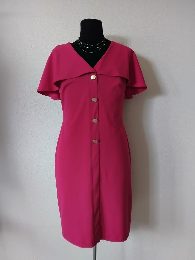 Joseph Ribkoff jurk Fuchsia roze maat 40/42, Maat 38/40 (M), Joseph Ribkoff, Ophalen of Verzenden, Zo goed als nieuw