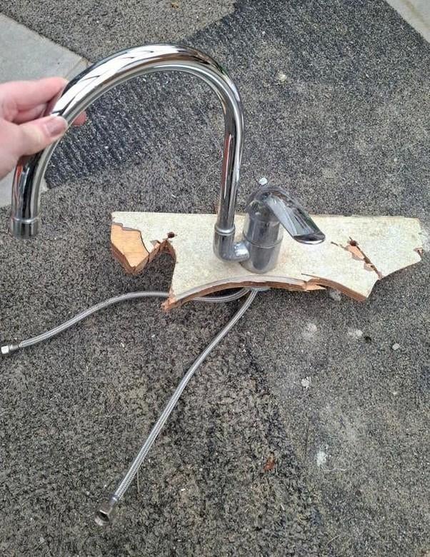 Grohe kraan, Ophalen