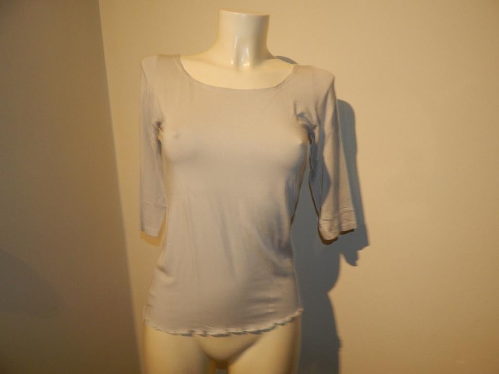 Sarah Pacini basic basis shirt kwaliteit golvend onder M