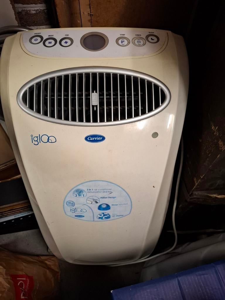 Carrier 51 AKP Mobiele Airco met Afvoerslang en Handleiding, Ophalen