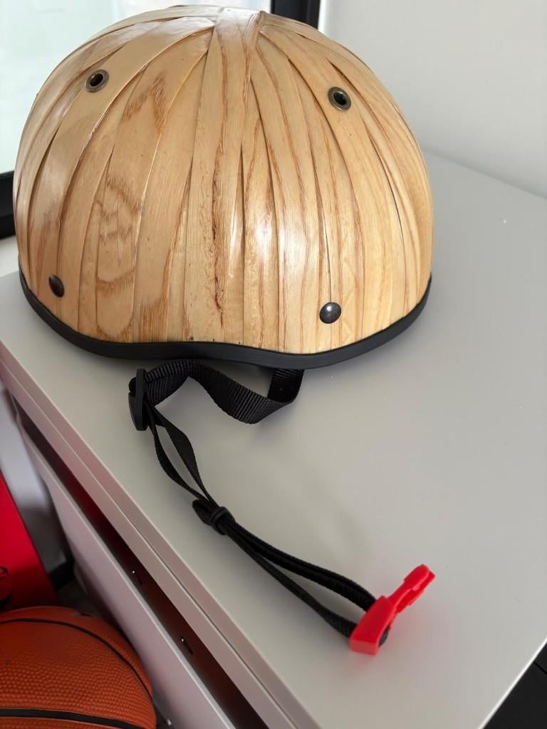 Fietshelm Bamboo - Handgemaakt en duurzaam, Ophalen of Verzenden, Nieuw, M, Heer of Dame