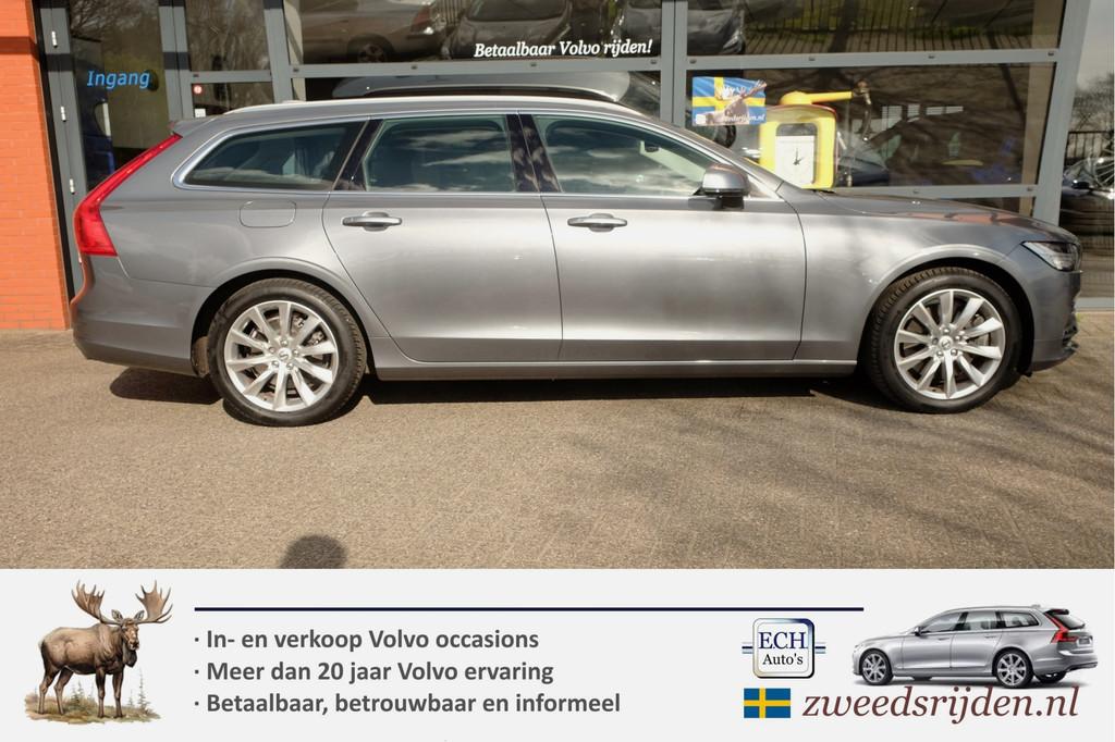 Volvo V90 2.0 T5 255 pk Aut. 90th Anniversary Edition, Leer,, Auto's, 15 km/l, 4 cilinders, 93 €/maand, 256 pk