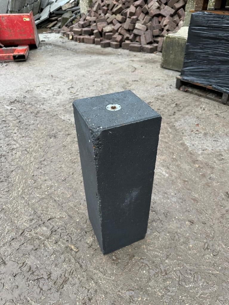 Poer 20x20x60cm antraciet., Ophalen, Beton, Overige typen