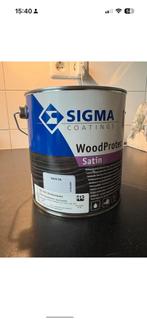 Wood protect solid 3 stuks, Doe-het-zelf en Verbouw, Verf, Beits en Lak, 5 tot 10 liter, Ophalen of Verzenden, Nieuw, Zwart