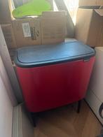 Brabantia Bo Touch Bin 11+23 liter, Ophalen, 50 tot 75 cm, Zo goed als nieuw, Rvs