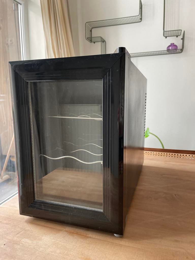 Wijnklimaatkast klein, Witgoed en Apparatuur, Koelkasten en IJskasten, Minder dan 45 cm, Minder dan 75 liter, Ophalen, 85 tot 120 cm
