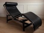 Cassina Le Corbusier Lc4 - Replica Lounge bank, Gebruikt, Eenpersoons, Leer, Ophalen of Verzenden