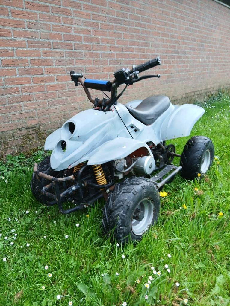 110cc quad start en rijd goed, Fietsen en Brommers, Minibikes, Midibikes en Pitbikes, Ophalen, Gebruikt, Overige typen, 110 cc