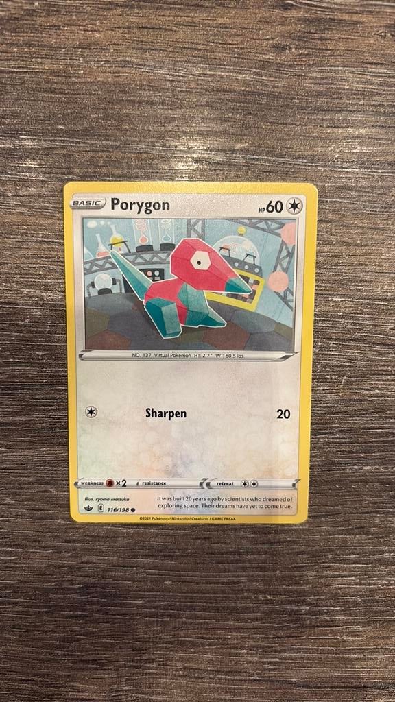 CRE Porygon 116/198, Ophalen of Verzenden, Zo goed als nieuw