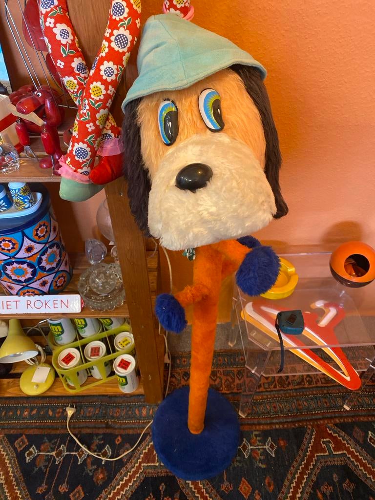 Unieke Retro Honden Kapstok - Speels en Functioneel, Ophalen, Overige materialen, Gebruikt, 100 tot 150 cm