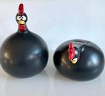 2 J-Line Spaarpotten Bolle Keramiek Kippen. Nooit gebruikt, Verzamelen, Spaarpotten, Ophalen of Verzenden, Zo goed als nieuw, Steen, Aardewerk of Keramiek