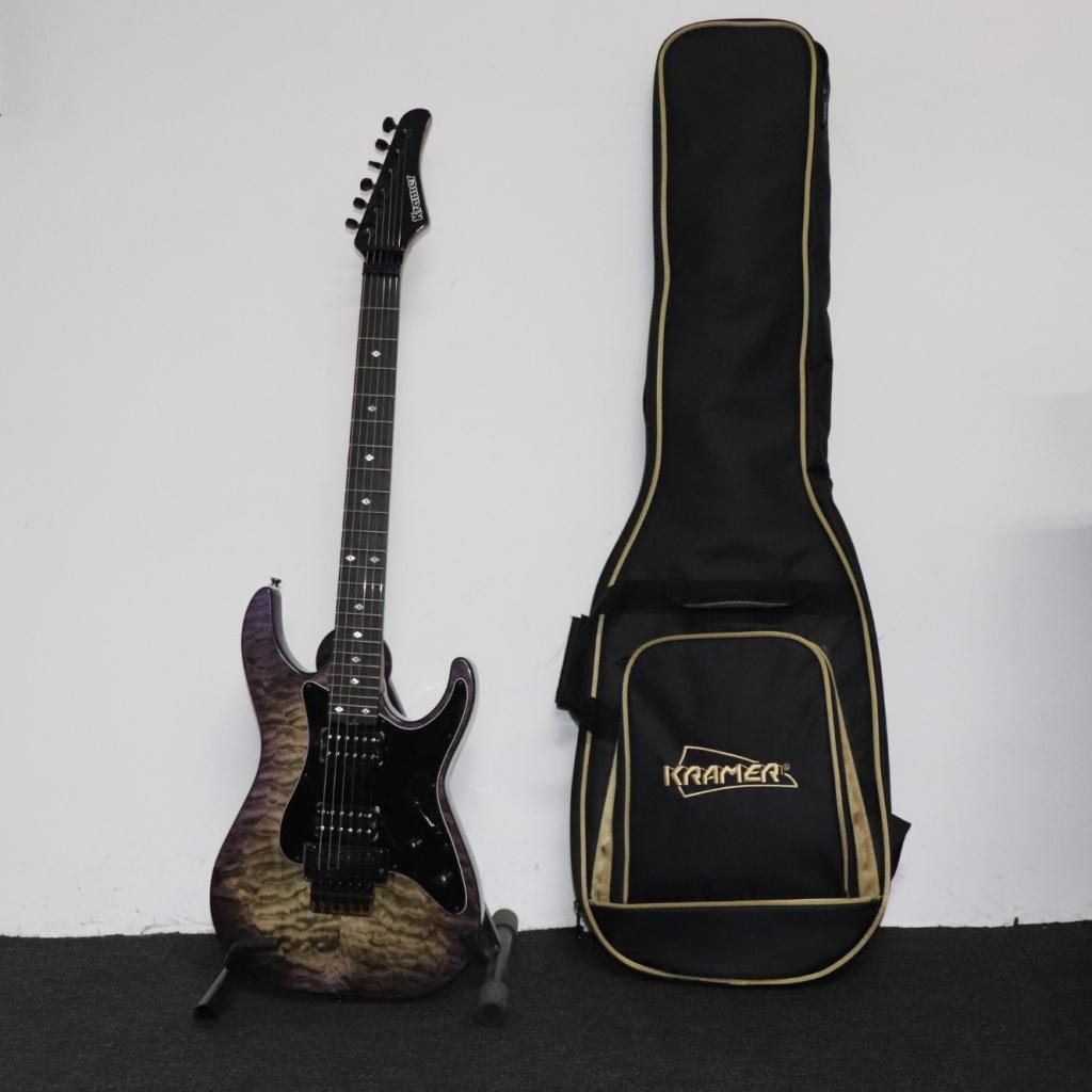 Kramer Guitars Quilt HHFR Ultraviolet Burst, Muziek en Instrumenten, Snaarinstrumenten | Gitaren | Elektrisch, Flex Ltd., Zo goed als nieuw