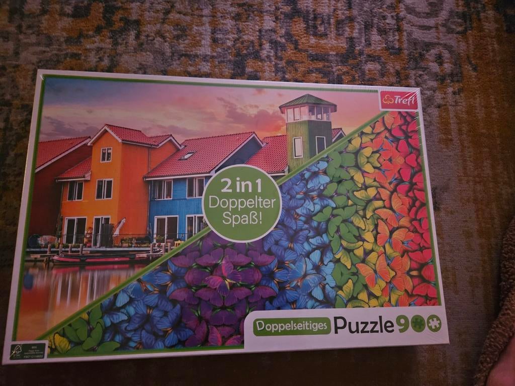 Legpuzzel Dubbelzijdig - Nieuw, Hobby en Vrije tijd, Denksport en Puzzels, Ophalen of Verzenden, 500 t/m 1500 stukjes, Nieuw, Legpuzzel