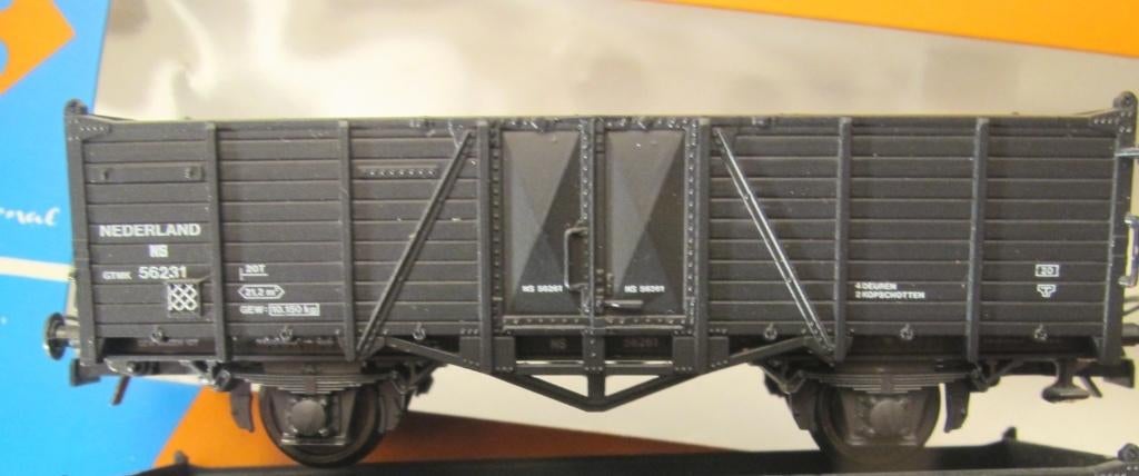 voor Märklin H0: open NS wagon grijs GTMK +OVP van Roco, Wisselstroom, Gebruikt, Wagon, Ophalen of Verzenden