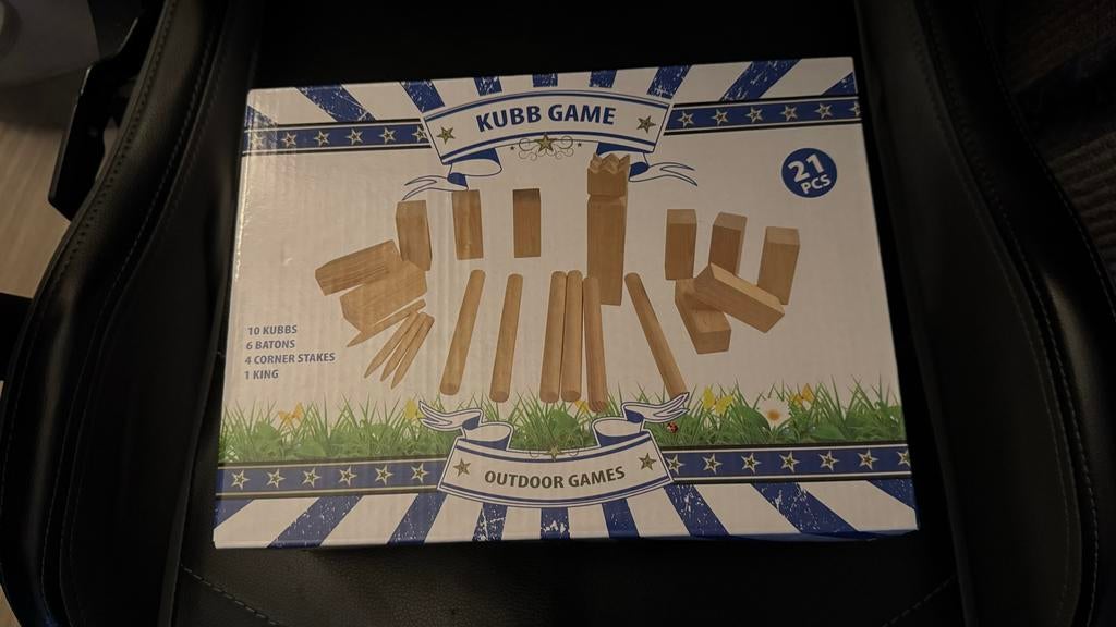 Kubb spel - Nieuw in doos, Drie of vier spelers, Ophalen, Nieuw