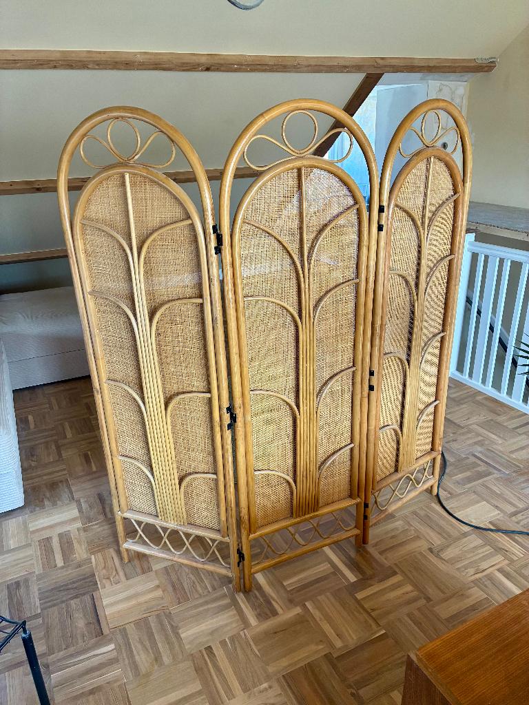 Vintage Babmoe Kamerscherm - Drie Panelen - Ca. 1960, Ophalen, Gebruikt