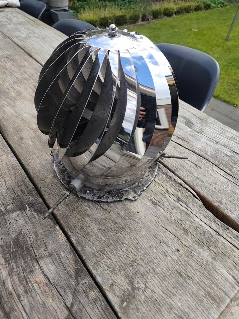 Roterende schoorsteenkap Trekkap, Ophalen, Zo goed als nieuw, Vrijstaande haard, Elektrische haard