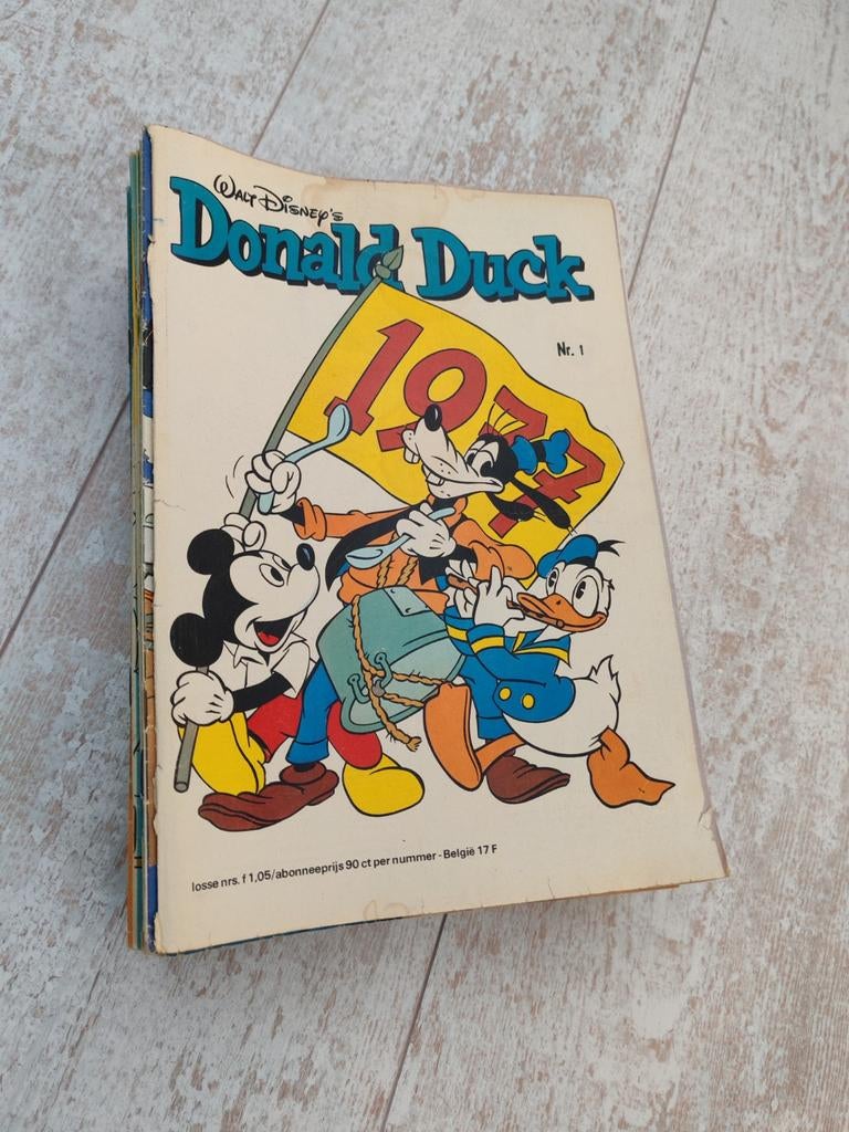Donald Duck weekblad 1977, complete jaargang, Boeken, Stripboeken, Complete serie of reeks, Ophalen, Gelezen