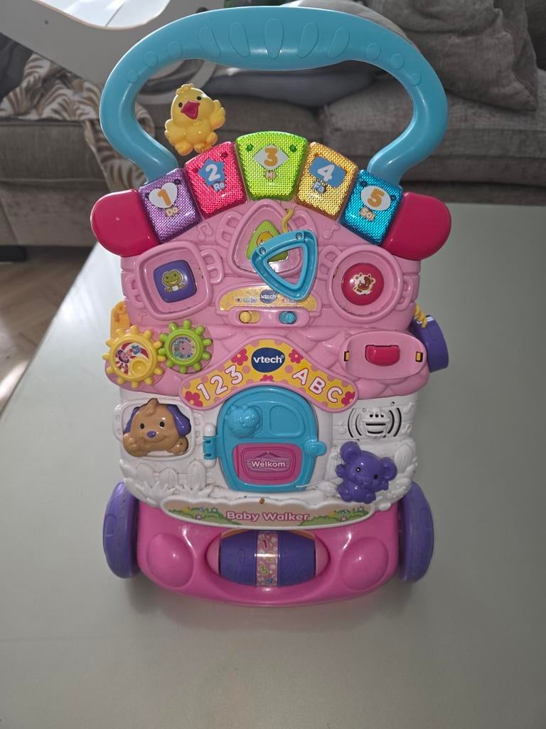 VTech Baby Loopwagen Roze - Interactief Speelplezier, Ophalen, Gebruikt, 6 maanden tot 2 jaar