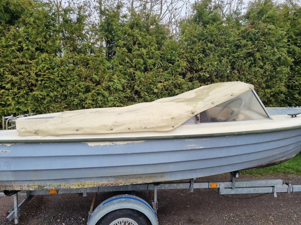 Kmv with vital 15 en beekman speedboot, Gebruikt, Ophalen of Verzenden, Minder dan 70 pk, 3 tot 6 meter