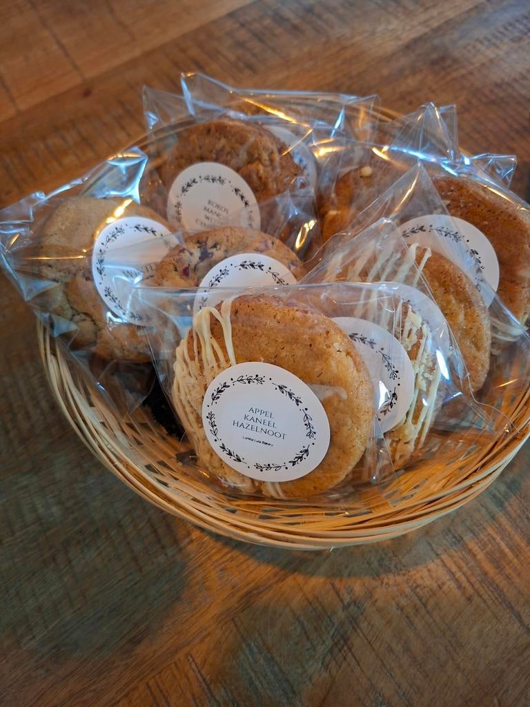 Dagvers gebakken koeken: 4 smaken in 1 luxe doos, Ophalen of Verzenden