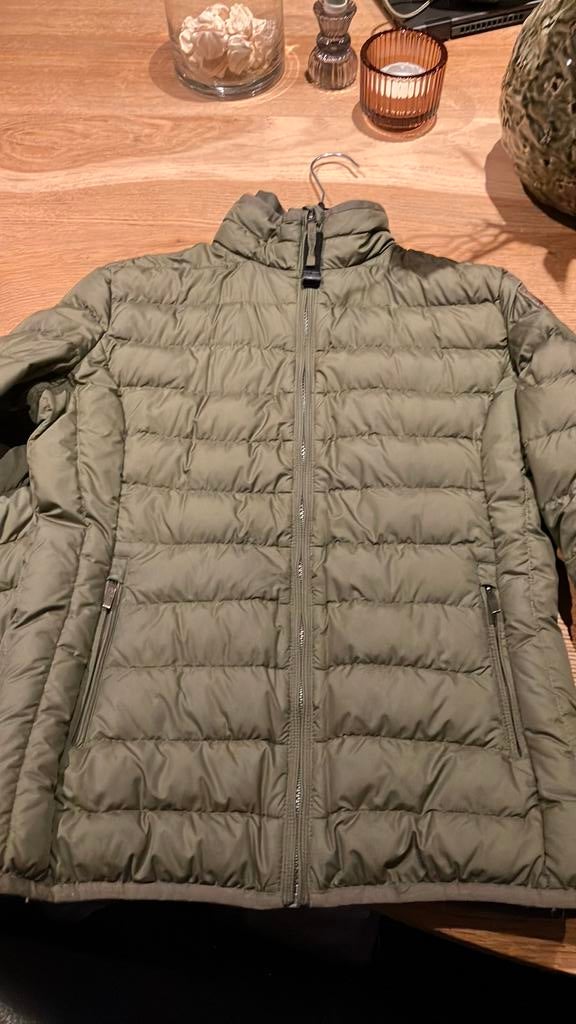 Een hele nette groene parajumpers jas size Y-L- of wel mt S, Ophalen of Verzenden, Zo goed als nieuw, Groen