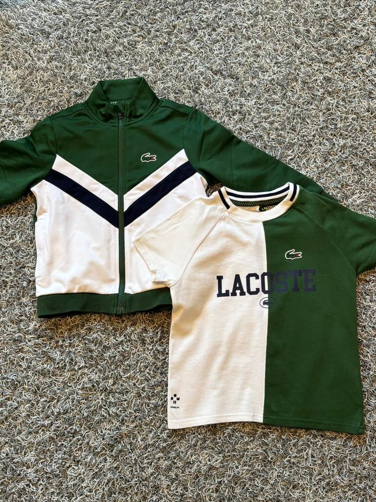 Lacoste 2 delig setje 5 jaar, Kinderen en Baby's, Kinderkleding | Maat 110, Ophalen of Verzenden, Zo goed als nieuw, Jongen, Setje