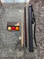 Artemis Mister 100 Biljartkeu met koffer en ballen, Ophalen, Zo goed als nieuw, Keu of Ballen