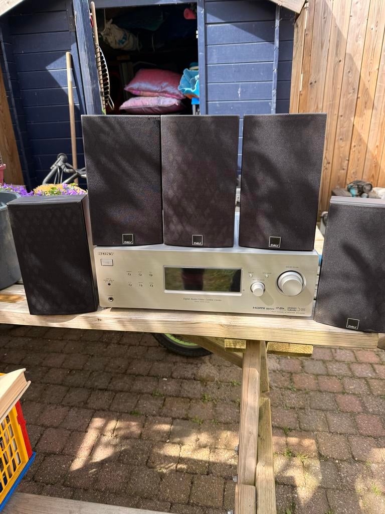 Sony surround set met DALI speakers, Audio, Tv en Foto, Home Cinema-sets, Ophalen, Gebruikt, 5.1-systeem, Sony