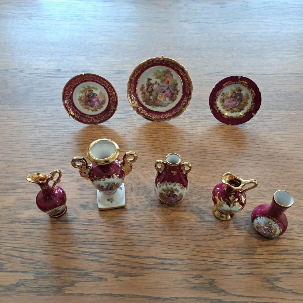 Antiek limoges porselein., Ophalen of Verzenden