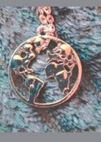 Ketting wereld, Verzenden, Nieuw, Zilver, Met hanger