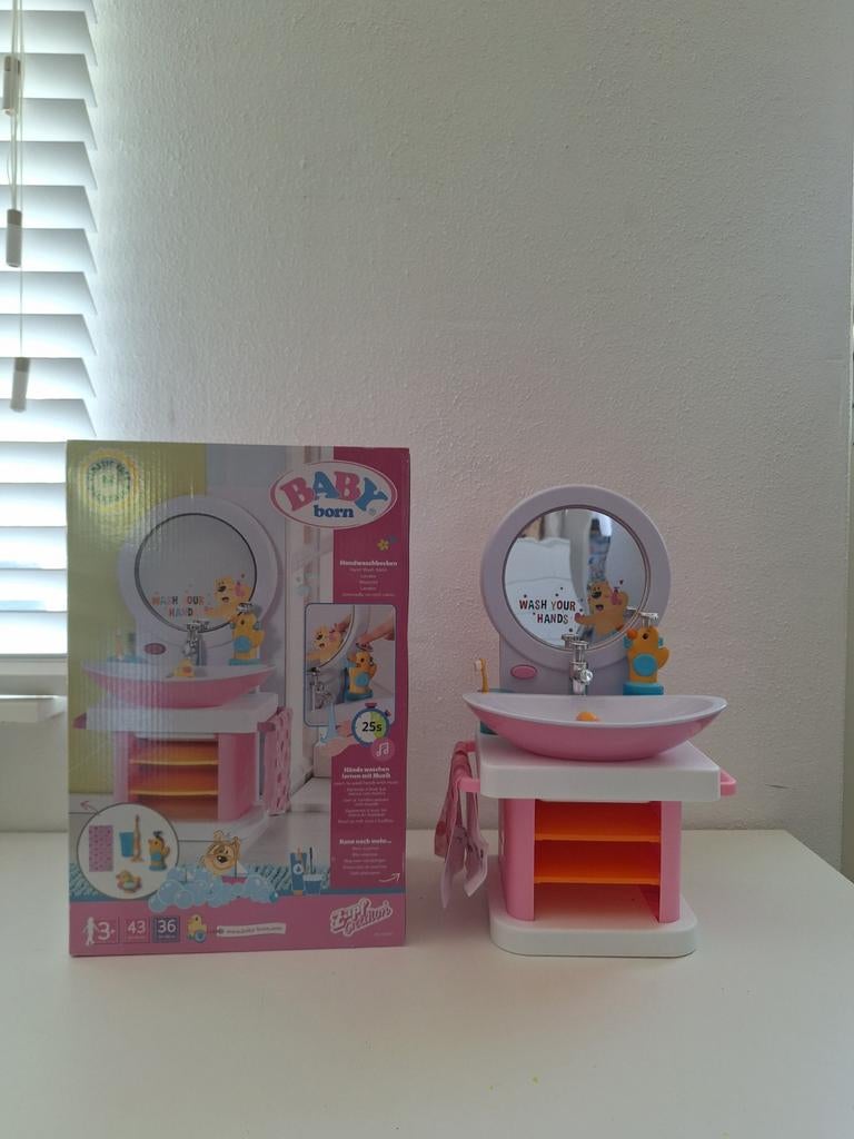 Babyborn wastafel met originele doos, Ophalen