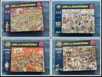 4x Jan van Haasteren puzzels, 1000 stukjes, Ophalen of Verzenden, 500 t/m 1500 stukjes, Zo goed als nieuw, Legpuzzel