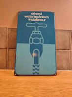 Erkend watertechnisch installateur emaille bord, Ophalen of Verzenden