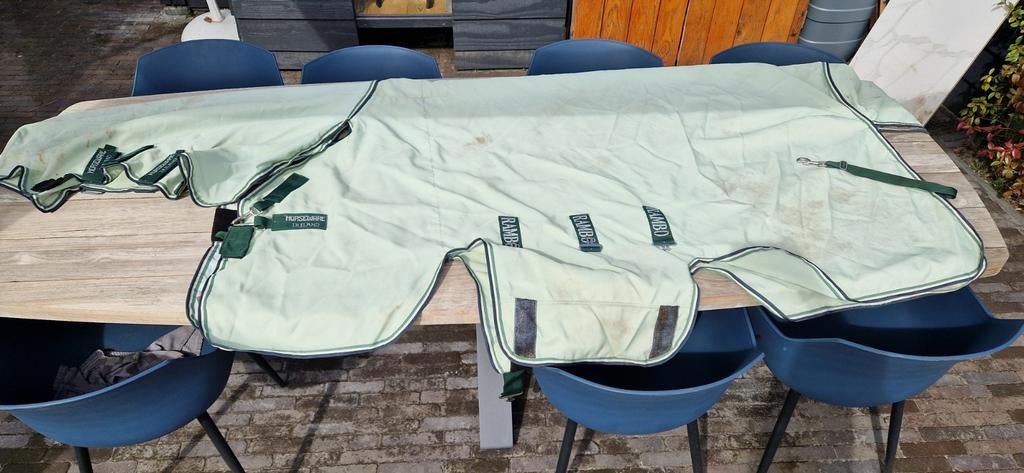 Rambo hoody sweet itch full neck 6.3 (191), Dieren en Toebehoren, Gebruikt, Overige materialen, Eczeemdeken, Groen