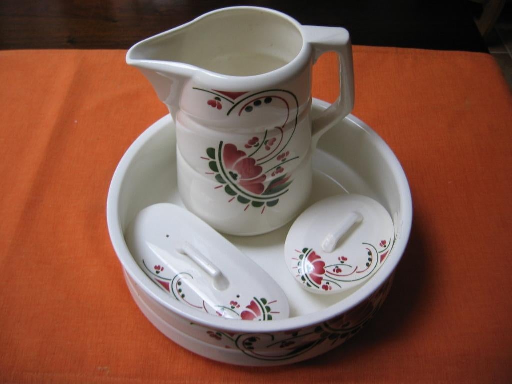 Soc.Ceramique art deco lampetstel, Ophalen