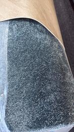 velvet velours tapijt grijs €20/m2 restanten vloerbedekking, Ophalen, Nieuw, Minder dan 10 m², Grijs
