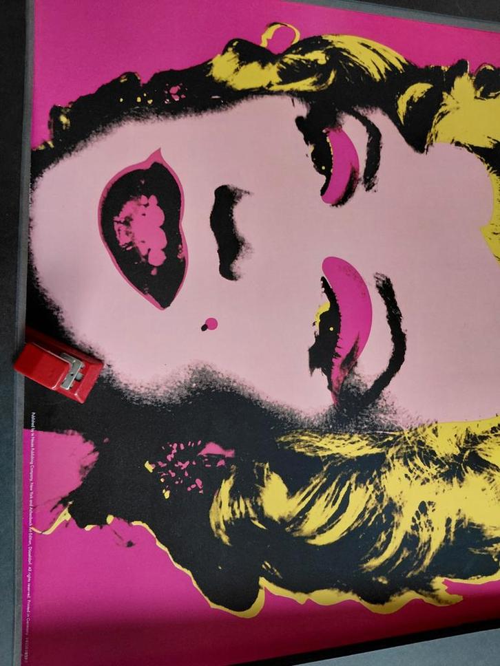 Marilyn Monroe Pop Art Poster - Andy Warhol Stijl 1967, Verzamelen, Posters, Gebruikt, Film en Tv, A1 t/m A3, Rechthoekig Staand