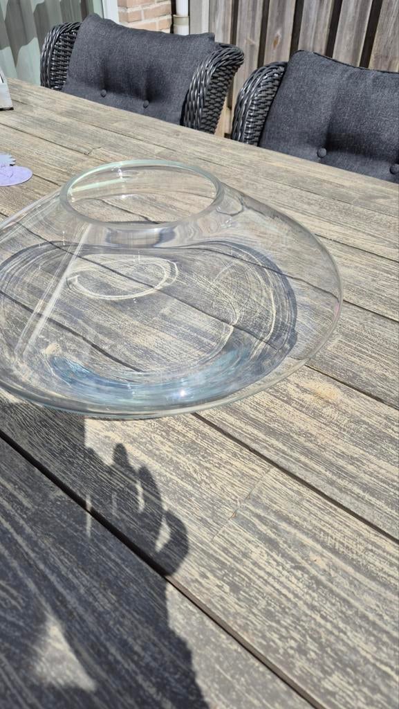 Prachtige zware ronde  massieve  vaas!, Ophalen, Zo goed als nieuw