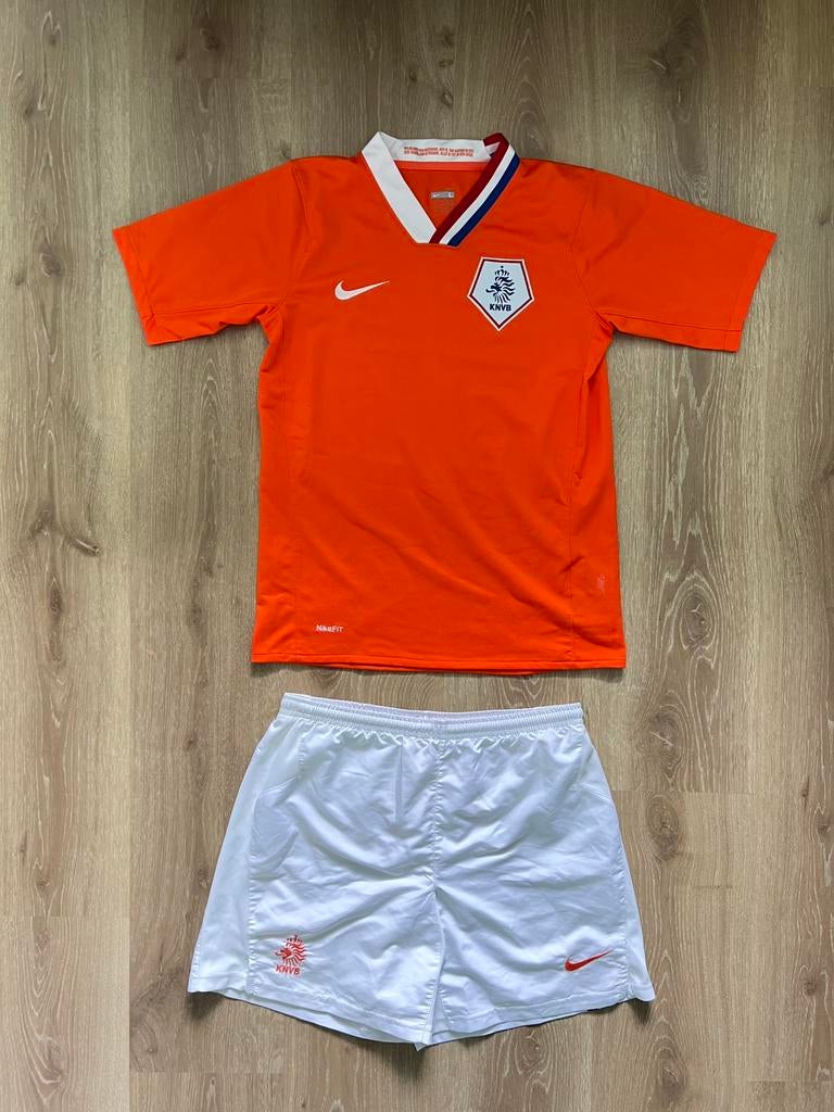 Vintage Nederlands elftal thuistenue Nike Maat 152-158, Gebruikt, Jongen of Meisje, Sport- of Zwemkleding, Ophalen of Verzenden