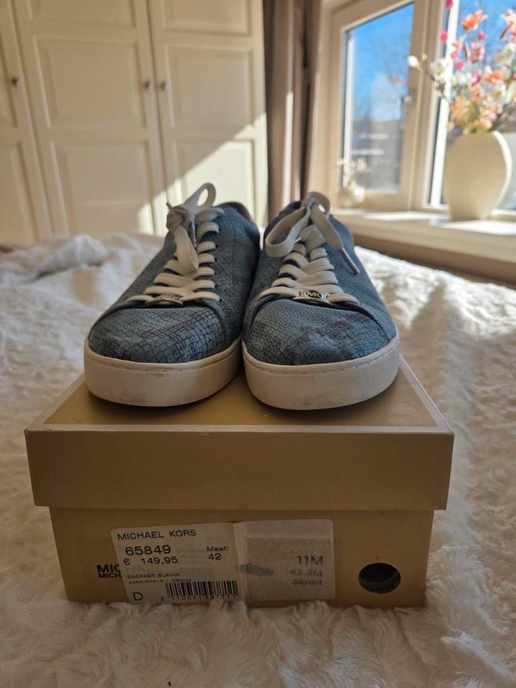 MICHAEL KORS SNEAKERS..maat 42.5...VOORJAARS KLEURTJES..ZGAN, Kleding | Dames, Schoenen, Zo goed als nieuw, Sneakers of Gympen