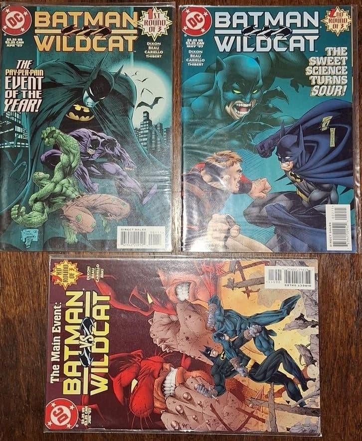 Batman vs Wildcat • Compleet • 1 T/M 3, Complete serie of reeks, Verzenden, Zo goed als nieuw, Amerika