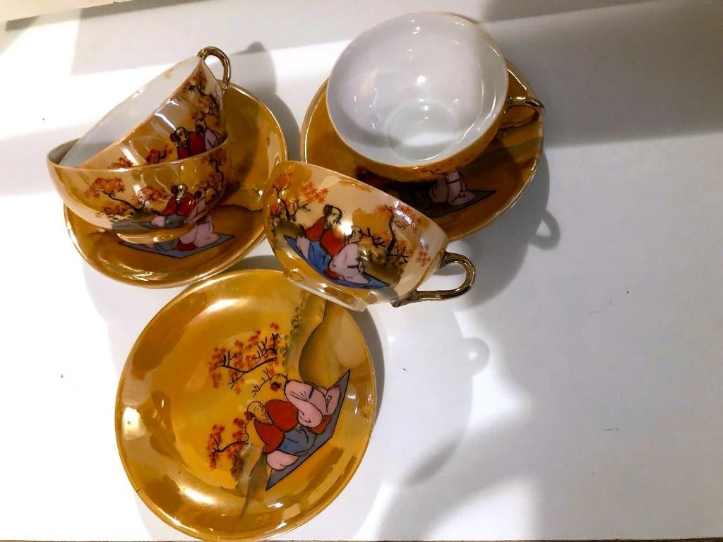 Japans Geisha servies - eierschaal porselein, Ophalen