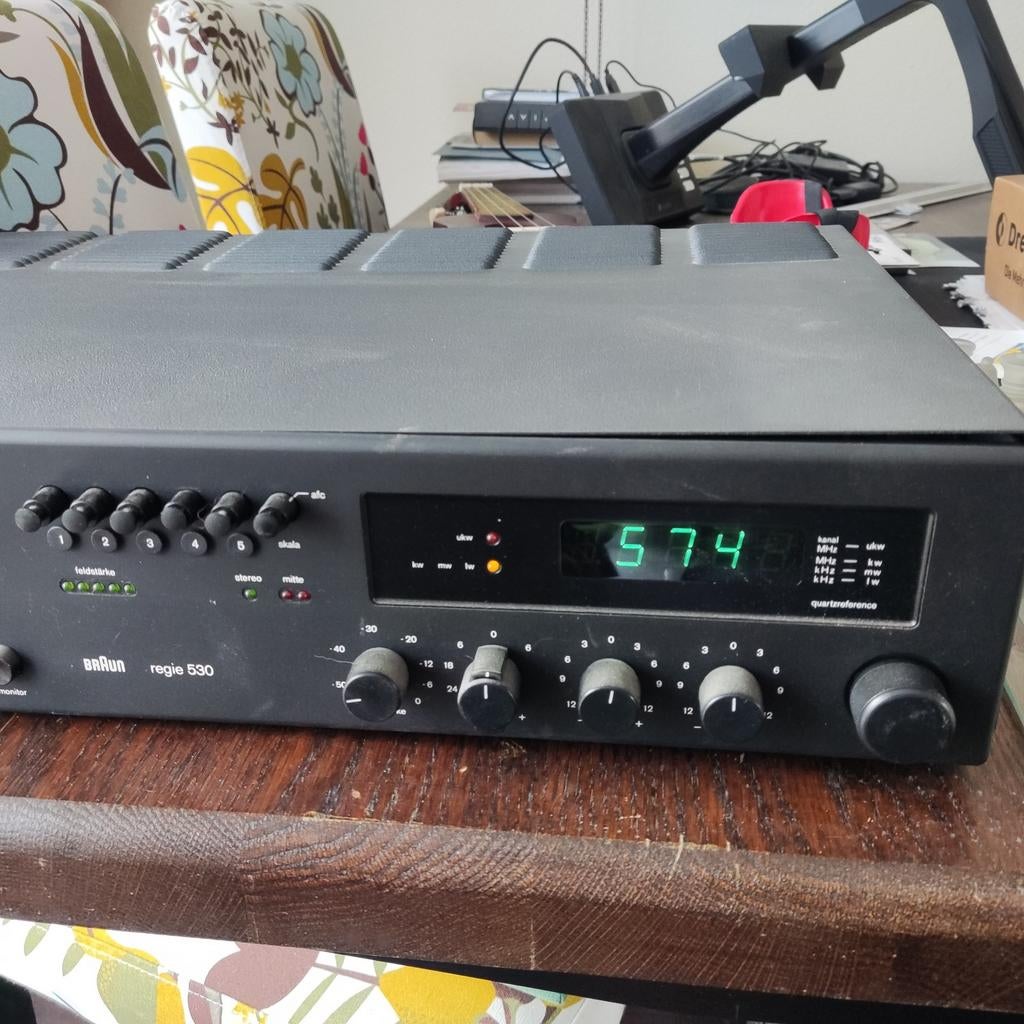 Braun Regie 530 Receiver/Versterker - Voor de Hobbyist, Audio, Tv en Foto, Versterkers en Receivers, Gebruikt, Ophalen, Overige merken