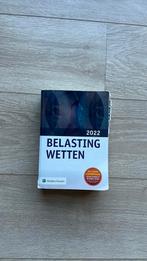 Belastingwetten - pocketeditie 2022, Ophalen of Verzenden, Zo goed als nieuw, Natuurwetenschap